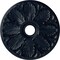 Ekena Millwork Milan Ceiling Medallion (Fits Canopies up to 4 5/8"), 24 1/2"OD x 3 1/2"ID x 1"P, Midnight Dream CM24MIMDF - alternate 1